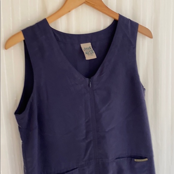 Vintage Boxy Blue Dress - Picture 4 of 4